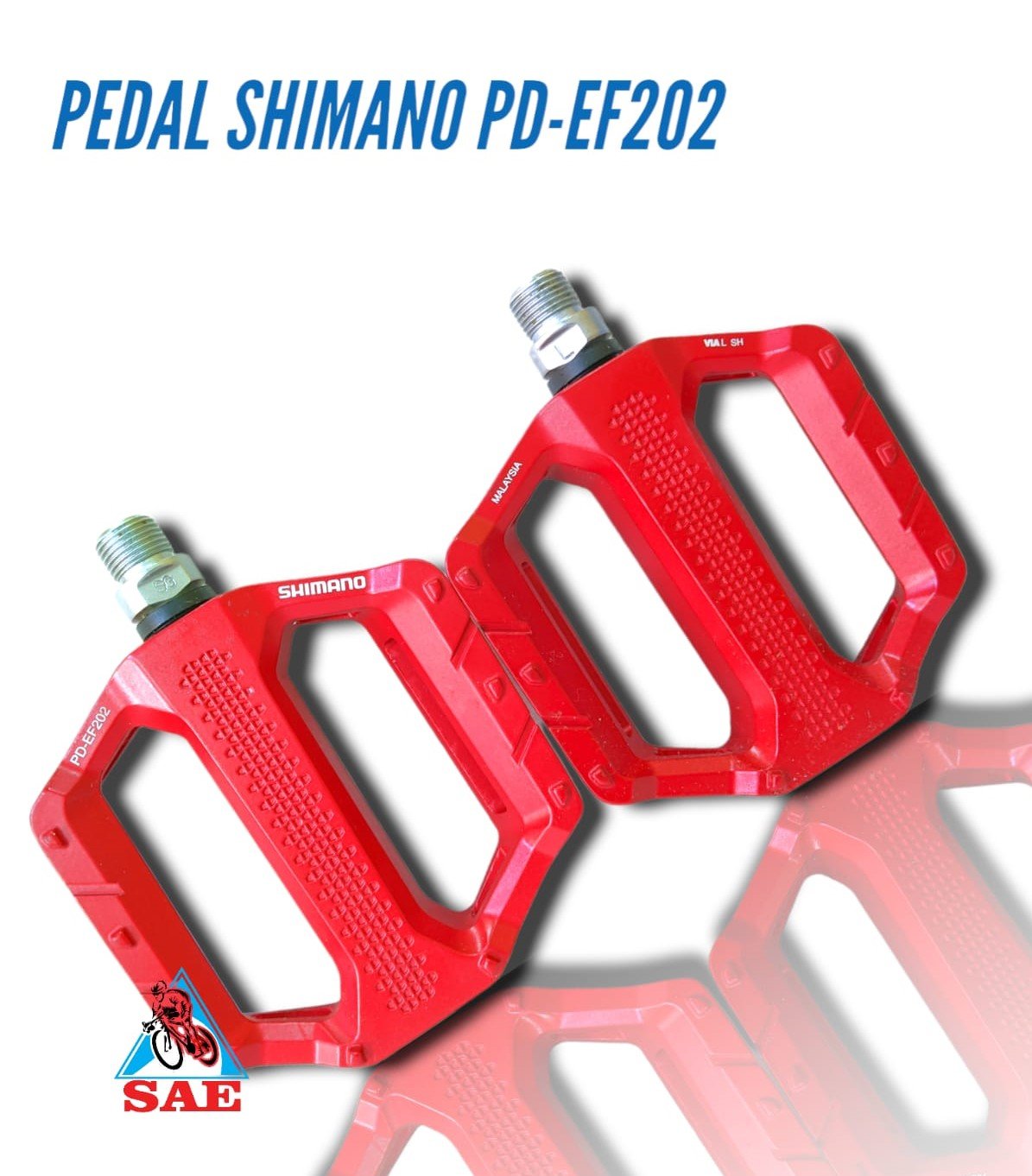 pedal shimano pd-ef202 w-o reflector red-1