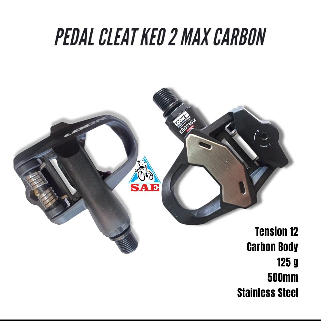 pedal look keo 2 max carbon black