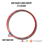 rim folker x-country 27.5 - am ano red 3.12-2.9 pasangan