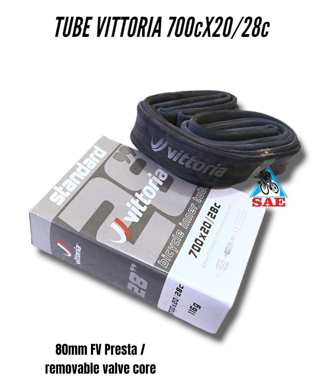 tube vittoria 700x20-28 fv presta 80mm