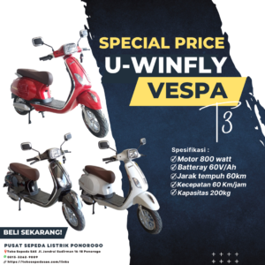 electric motorcycle uwinfly vespa t3