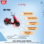 electric motorcycle uwinfly n9 pro red