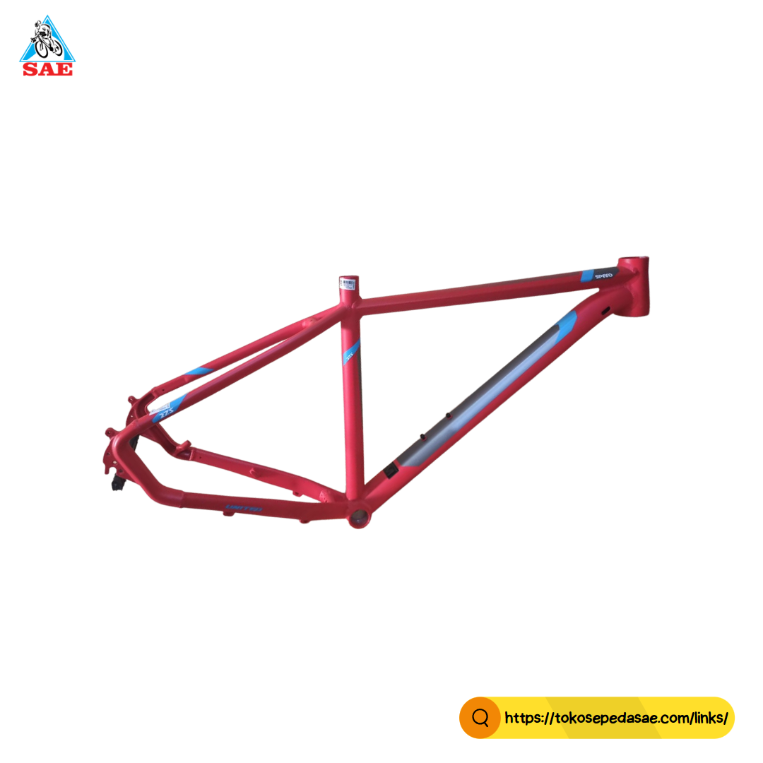 frame set united speed al 27.515red-grey-black